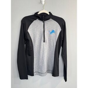 CBUK Cutter Buck Detroit Lions Womens‎ Quarter Zip Pullover Athletic Shirt S/P
